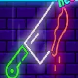 Flippy Knife Neon