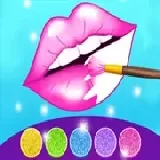 Glitter Lips Coloring Game